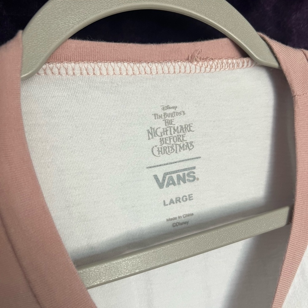 VANS x DISNEY | Nightmare Before Christmas Baseball Tee | LARGE - Picture 4 of 7